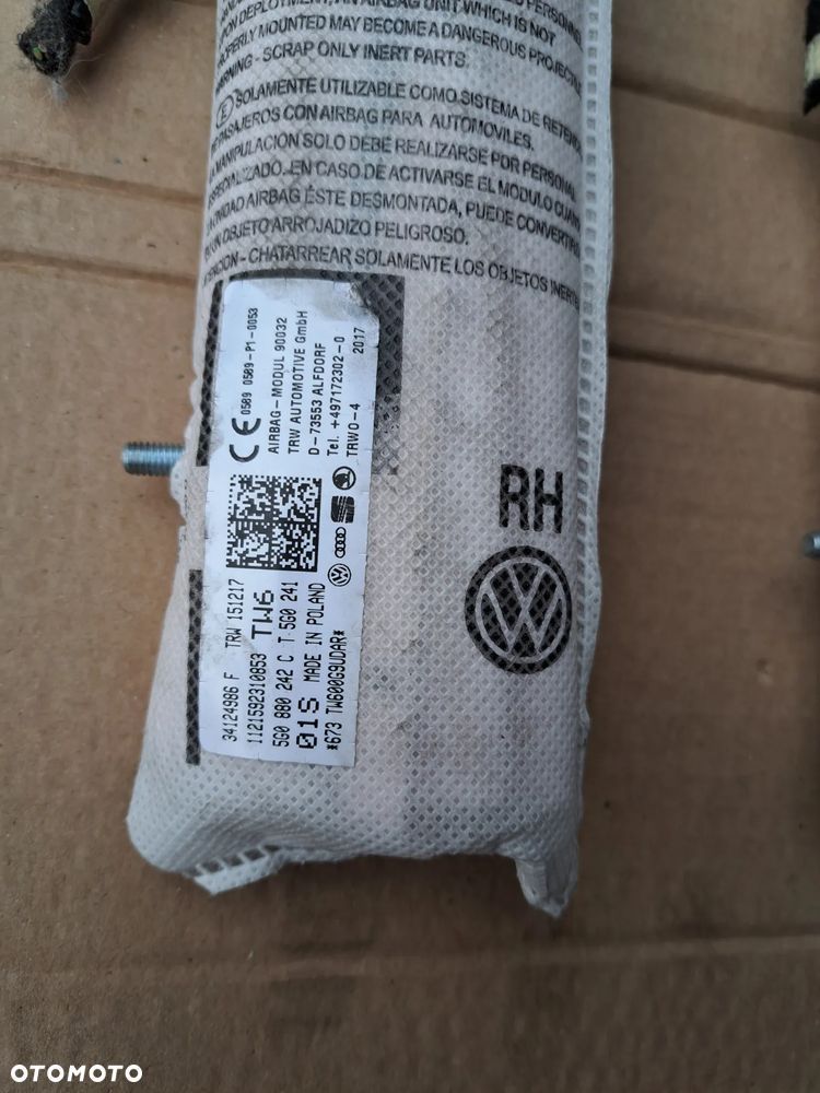 Seat leon III poduszka powietrzna fotela lewa prawa airbag - 3