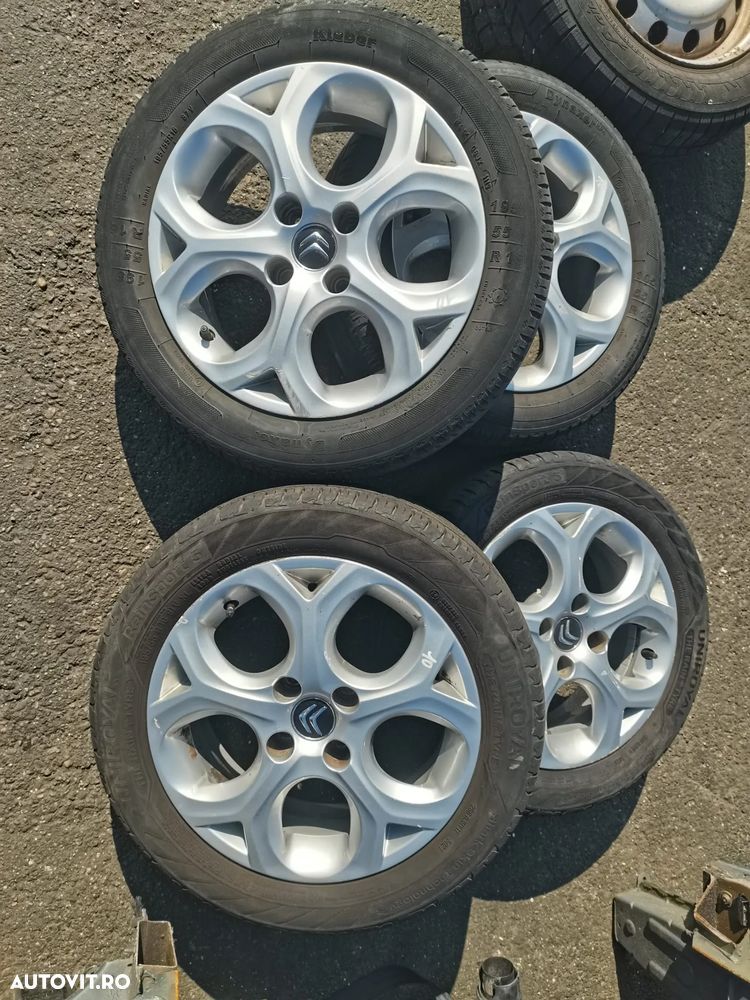 Set jante aliaj, Citroen C3 (II)  2009-2016 9687753077  6Jx16CH 4-22 195/65R16 - 1
