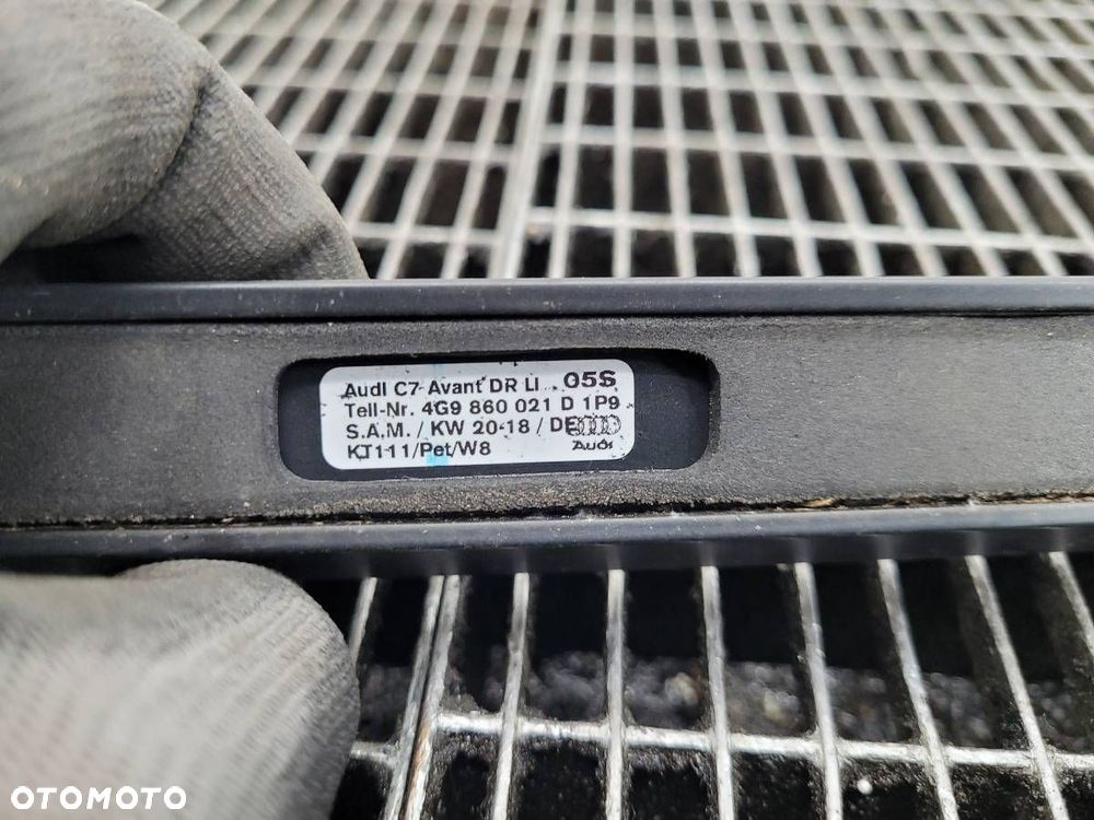 RELINGI KOMPLET LEWY PRAWY CZARNE BLACK S-LINE A6 C7 2018 KOMBI EU - 9