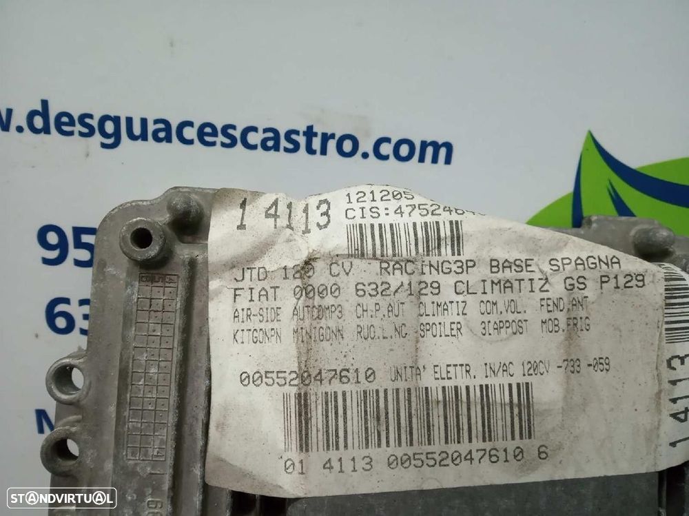 CENTRALINA MOTOR UCE FIAT STILO 2006 -55204761 - 1