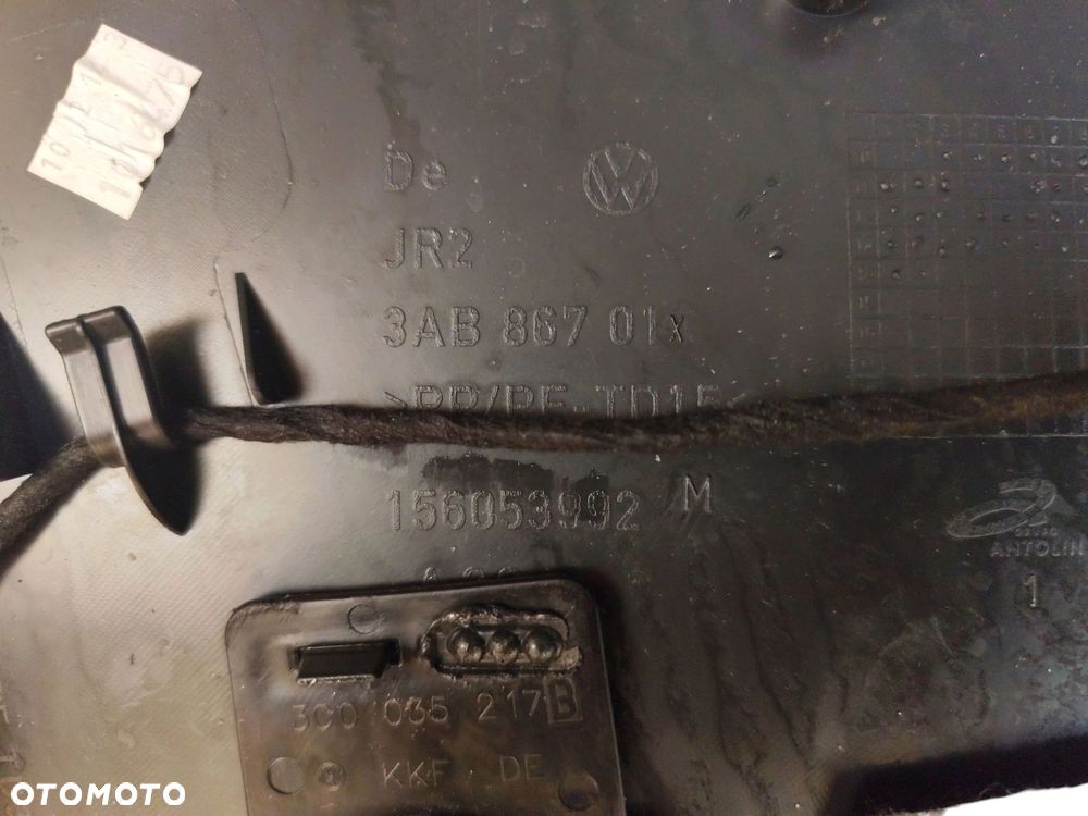 BOCZEK DRZWI LEWY PRZÓD VOLKSWAGEN PASSAT B7 (2010-2014) 1.6 TDI 105KM 156053992 - 3