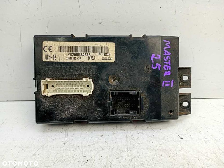 moduł uch-n2 sterownik master ii movano interstar 03-10 - 1