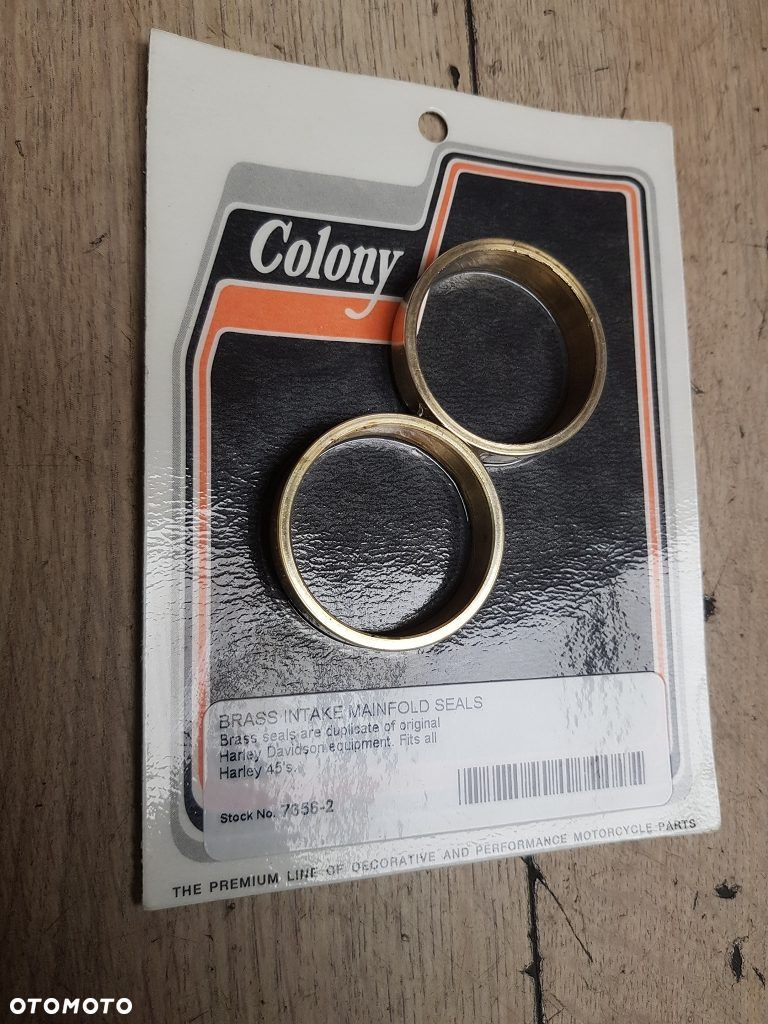 Uszczelki kolektora dolotowego Colony Harley Davidson Flathead 27058-30 - 4