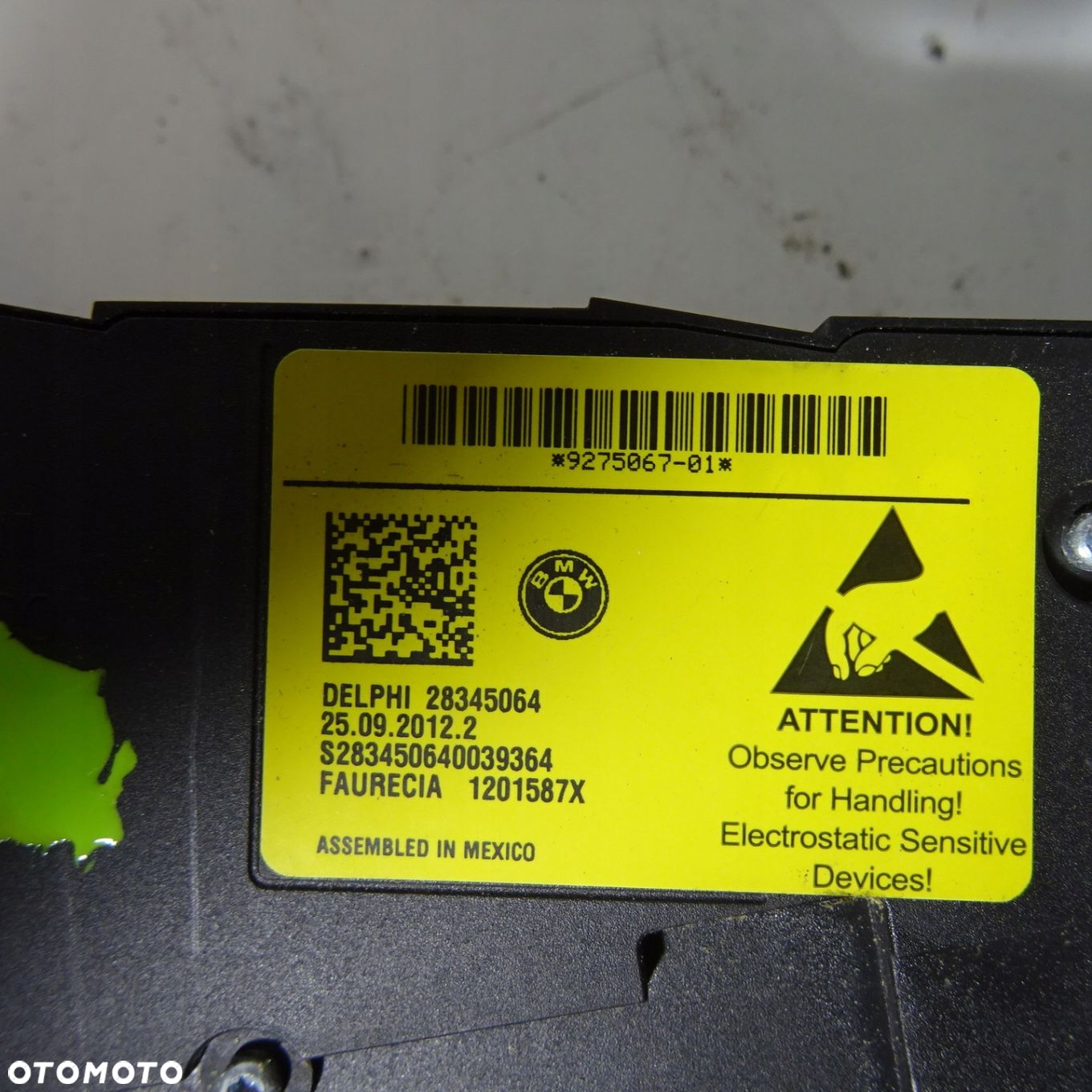 BMW X5 E70 LIFT STEROWANIE FOTELEM 28345064 - 2