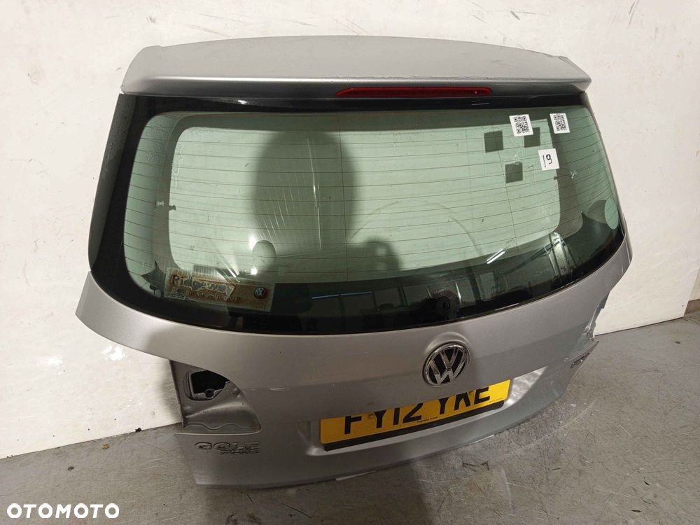 + KLAPA TYŁ TYLNA BAGAŻNIKA VW VOLKSWAGEN GOLF 5 V PLUS + LA7W SREBRNA - 3