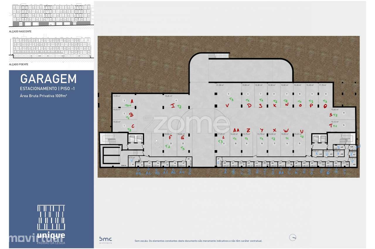 Apartamento T3 com varanda e garagem | Unique Padrão da Légua - Grande imagem: 4/19