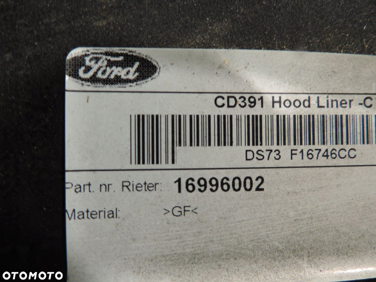 WYGŁUSZENIE MASKI Ford Mondeo MK5 DS73F16746CC - 5