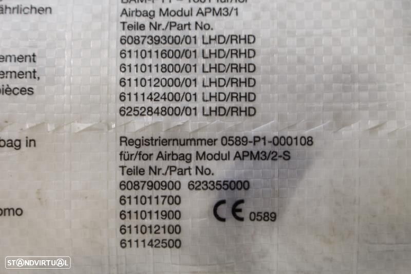 Airbag De Passageiro Bmw 5 Touring (F11)  72129230399 / 9230399 / 6110 - 9