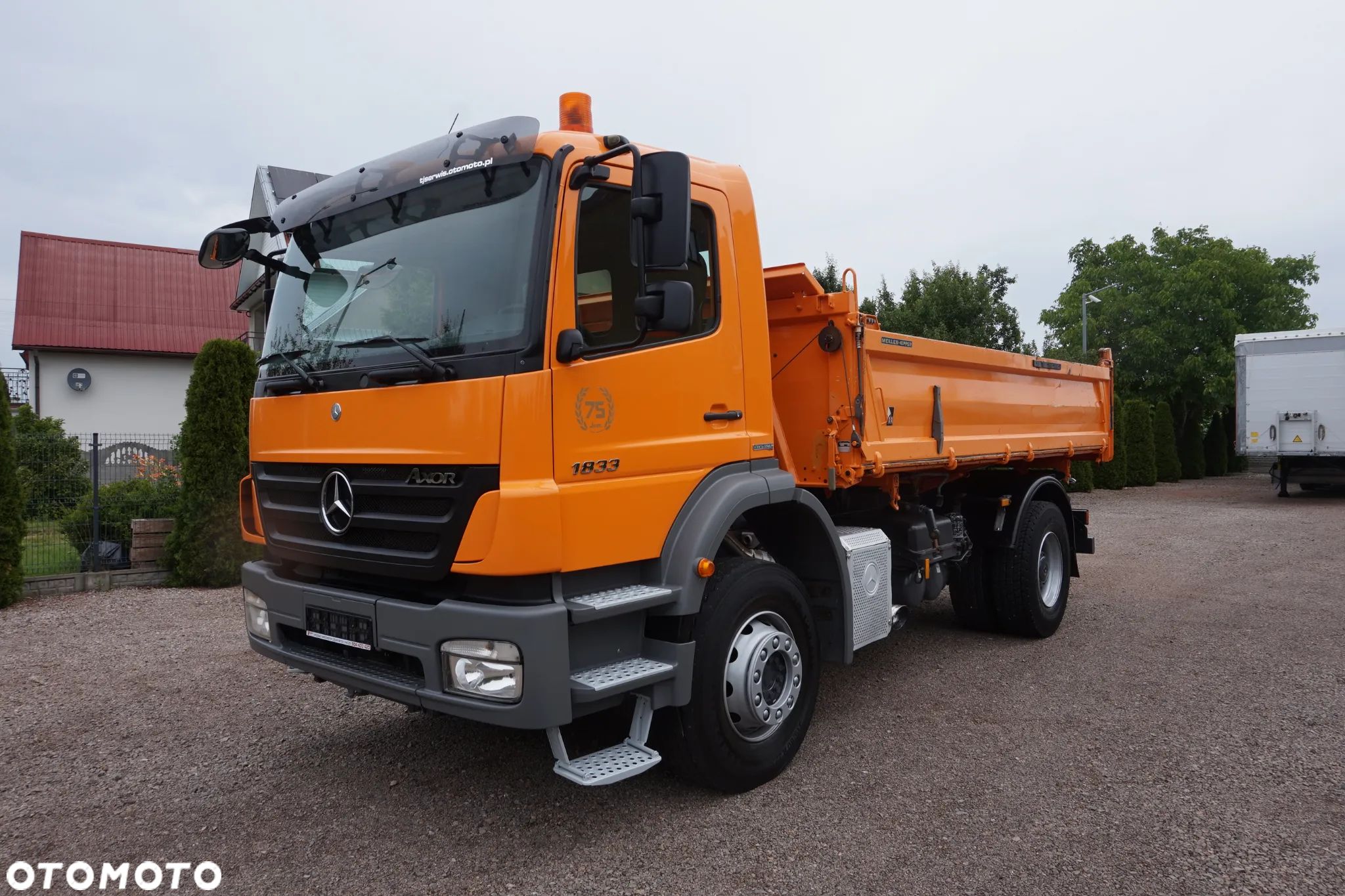 Mercedes-Benz AXOR 1833K MEILLER KIPPER. ORYGINAŁ. RESOR. IDEALNY. - 1