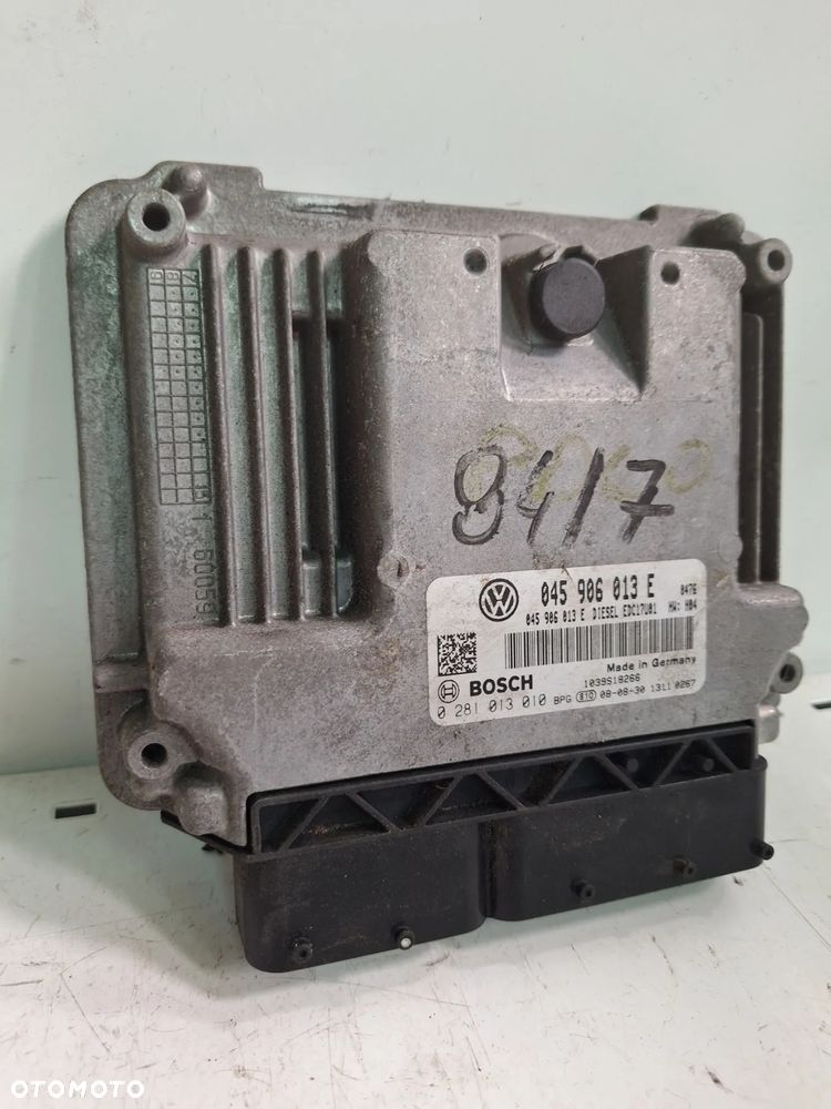 VW Polo 9N IV LIFT 1.4 TDI Komputer silnika Sterownik 045906013E BOSCH   (44/7)    (84/7) - 7