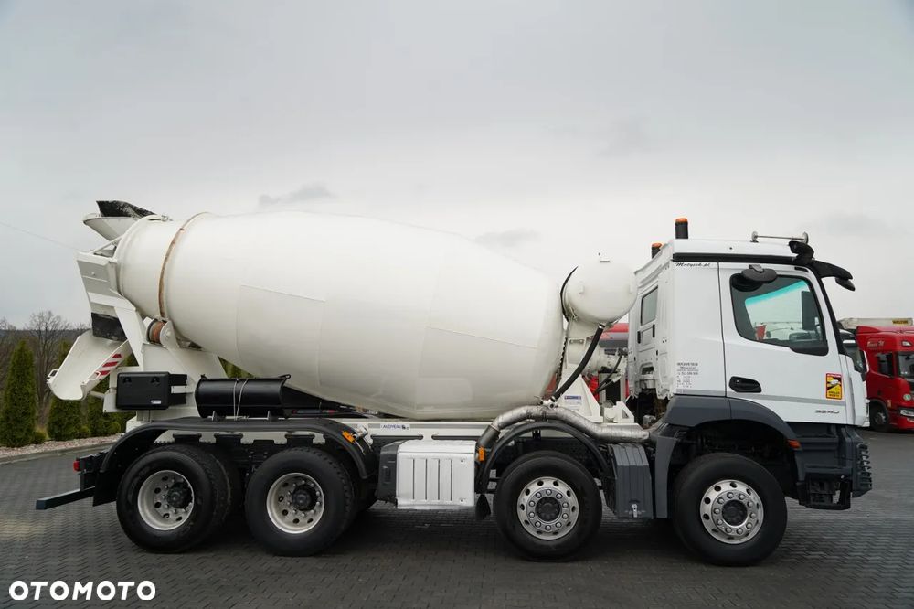 Mercedes-Benz AROCS 3240 / GRUSZKA 9M3 / 8x4 / BETONOMIESZARKA / AUTOMAT /  ALUFELGI / - 6