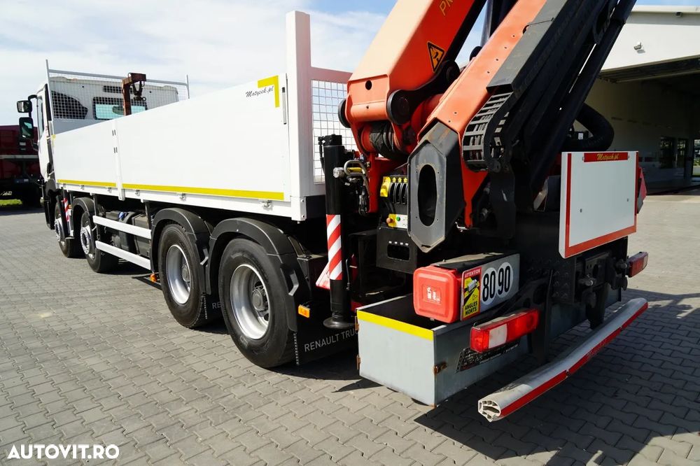 Renault C 430 / 8x4 / 7 M LIVRARE + PALFINGER 33002 HDS - ridicare: 14,5 M / CAPACITATE DE RIDICARE 9800 KG / RADIOCOMANDĂ / ROTATOARE / EURO 6 - 20