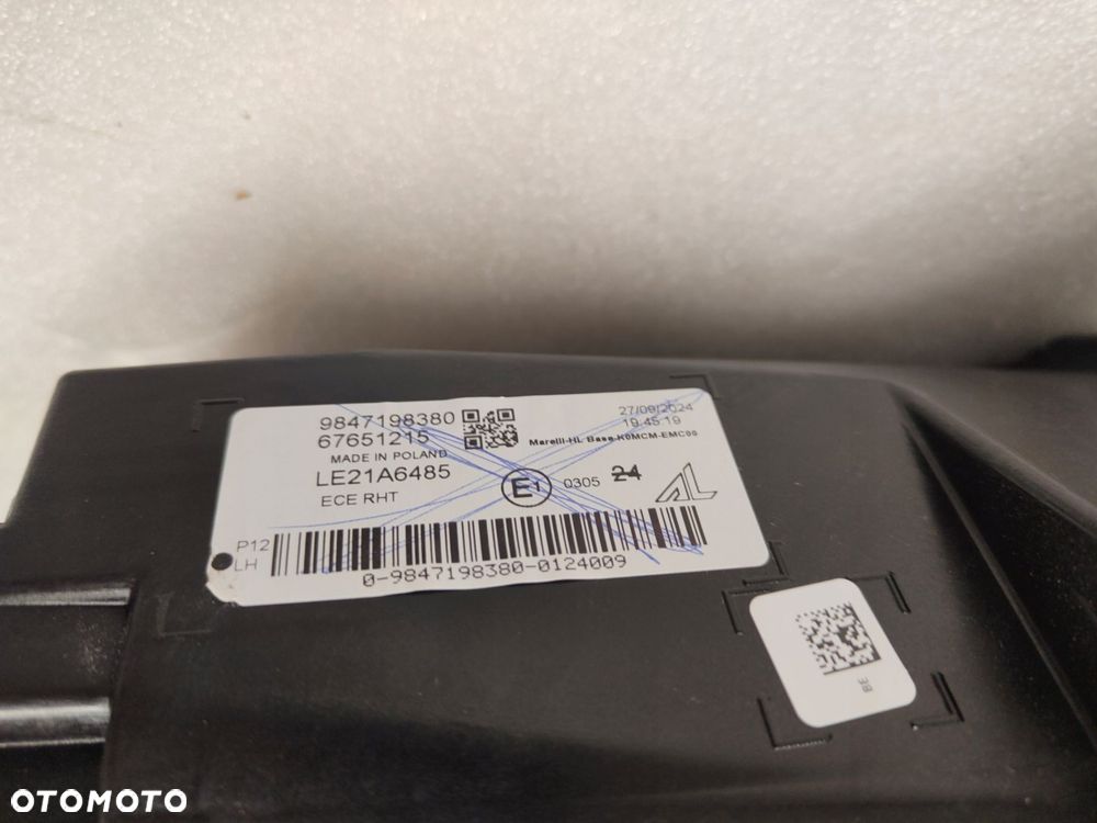 toyota proace ii lift komplet lamp przednich 9847198380 - 12
