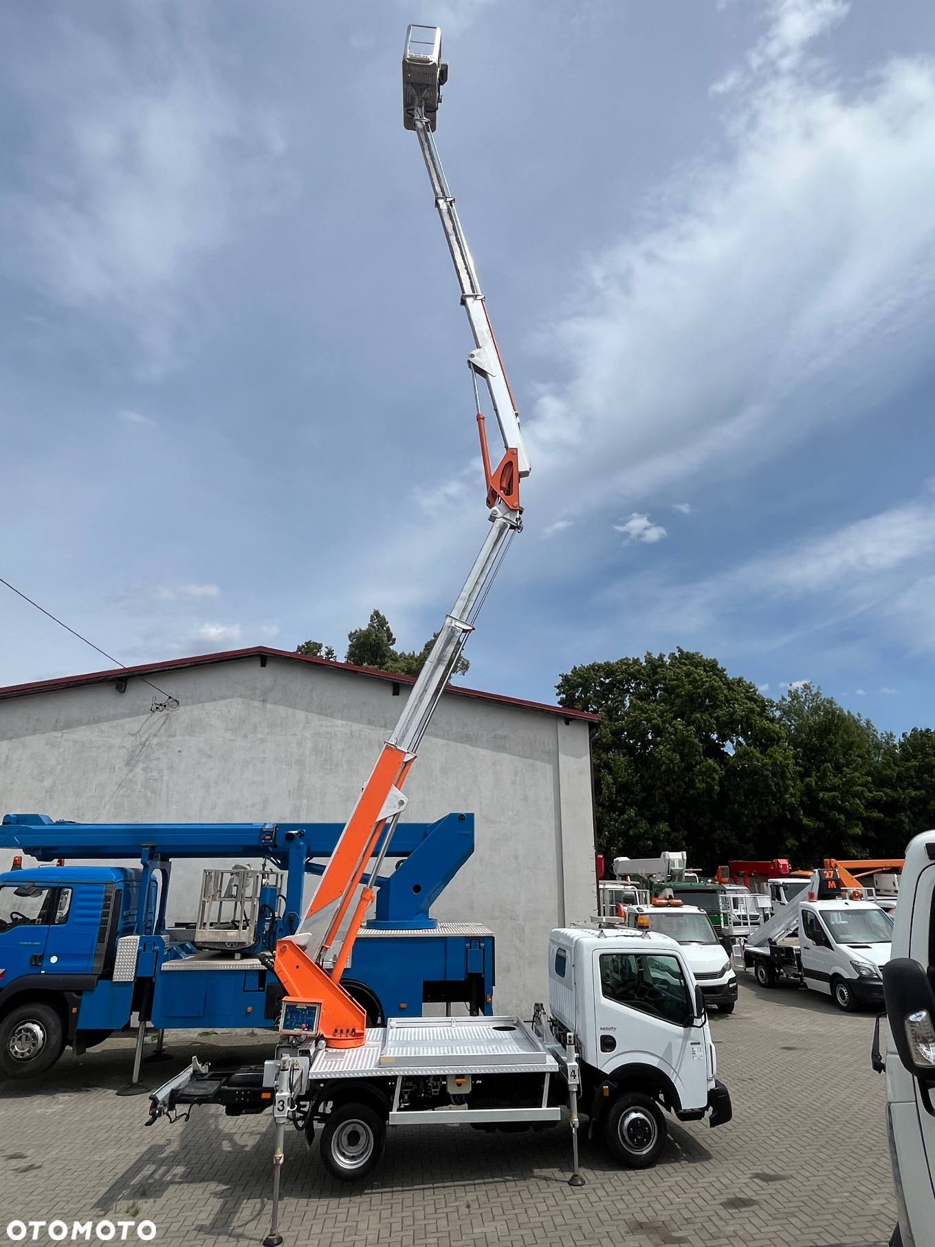 Renault Podnośnik Koszowy Multitel mx210 21 Metrów 10 w Bok jak Wumag Ruthmann Gsr - 26