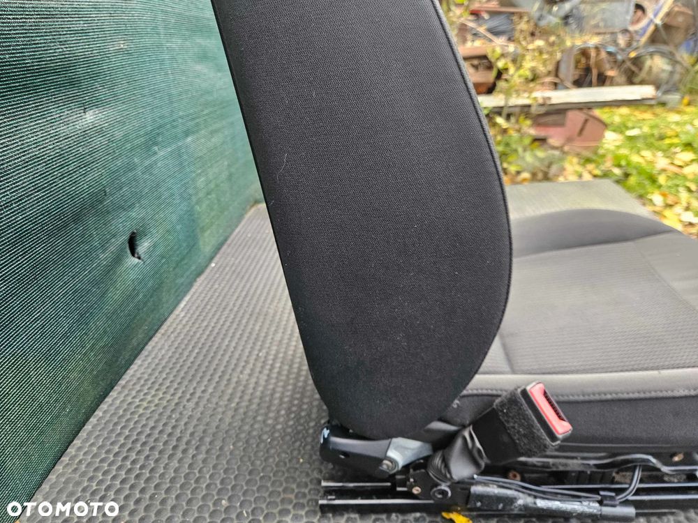 Fotel Kierowcy Siedzenie Welur Czarny Zagłówek BMW 3 E90 E91 2009r Lift LCI - 21