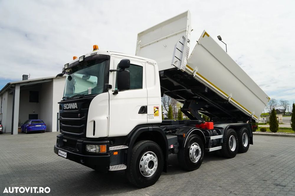 Scania G 480 / 8x4 / BASCULATOR / HIDROBRAT / BORDMATIC / MANUAL - 3