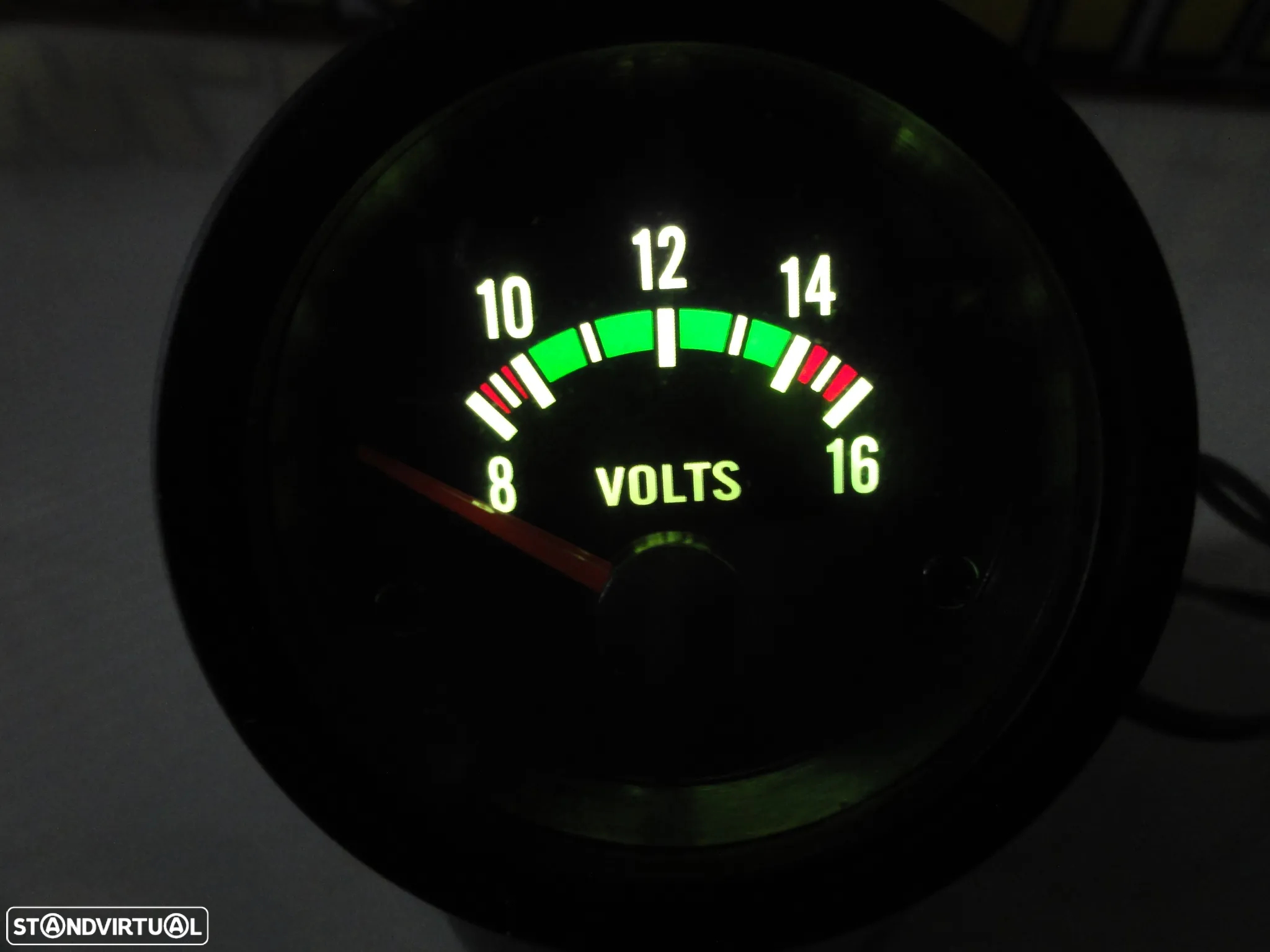 Manómetro fundo preto estilo VDO / Od school disponível em Amperímetro, pressão do turbo, pressão do oleo, temperatura do oleo, temperatura da água, voltagem, vacuo - 59