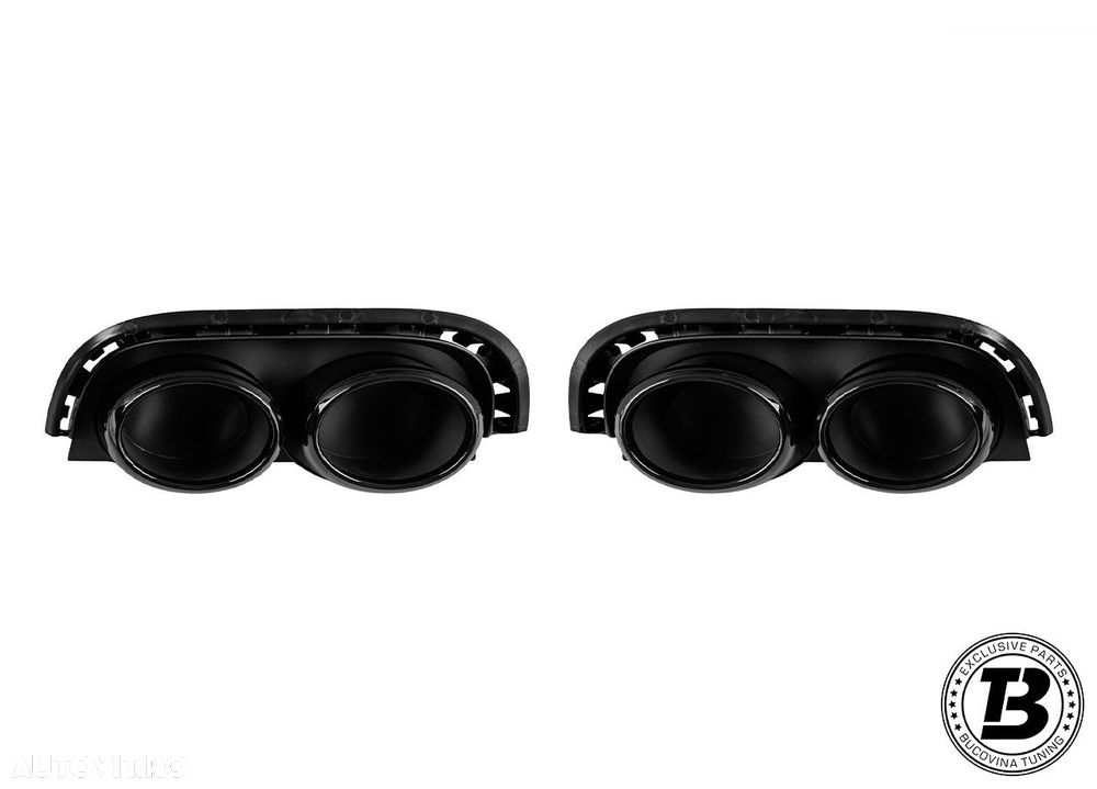 Difuzor Bara Spate cu Ornamente compatibil cu Audi A6 C8 S6 Design - 8