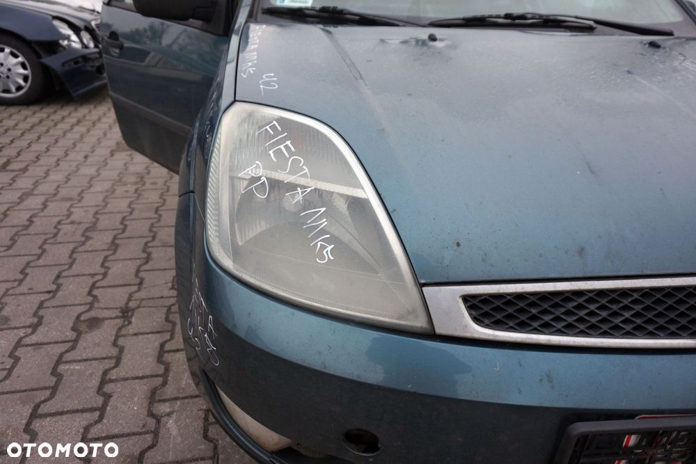 MASKA ZDERZAK BŁOTNIKI LAMPY FIESTA V MK5 U2  FORD 2002-2008 NEPTUNE GREEN PRZÓD KOMPLETNY - 16