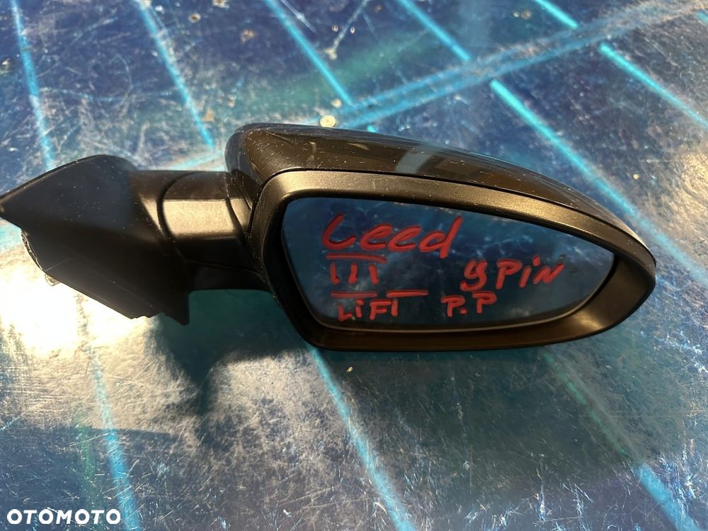 Lusterko prawe przednie Kia ceed III lift 9 pin - 1