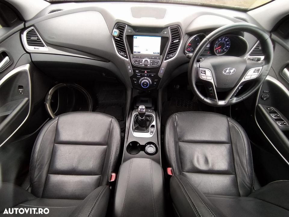 Macara geam stanga dreapta fata spate brat bascule etrier calaret fuzeta senzor cantar nivel Hyundai Santa Fe 3 2014 motor 2.2crdi 197cp D4HB dezmembrez dezmembrari piese - 5