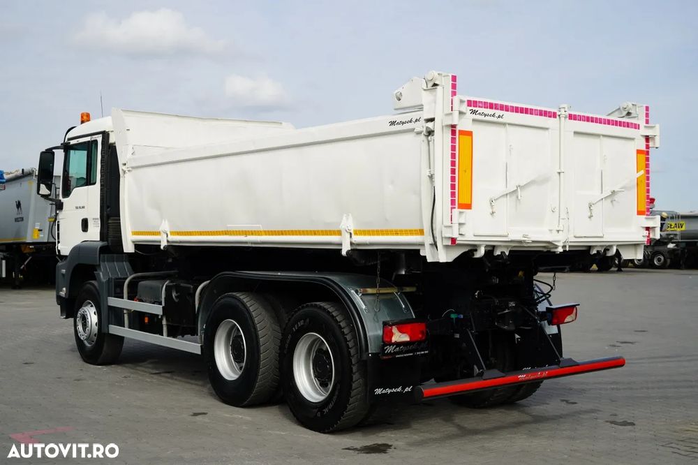 MAN TGS 26.360 / 6X4 / BASCUNĂ DUBLU / BASCUNĂ HIDRODOXICĂ / MANUALĂ BORDMATIC - 12