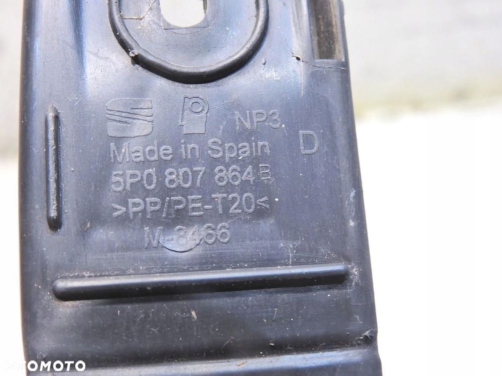 ŚLIZG ZDERZAKA PRAWY TYŁ SEAT ALTEA 5P0807864B - 5