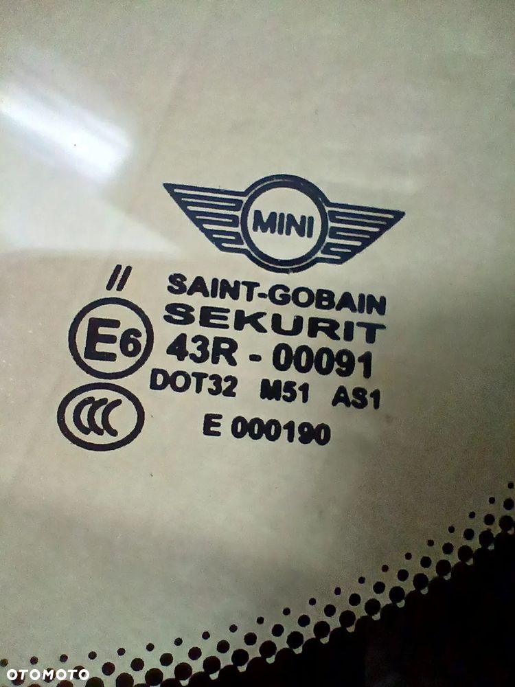 MINI Cooper R50 R52 R53 Szyba przednia grzana sensor - 7