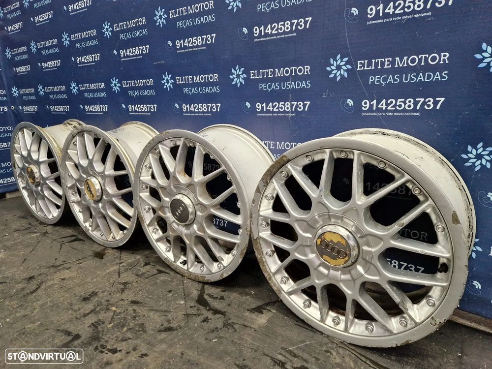 Jantes usadas 18 BBS RS2 RS795 5X112 BI PARTIDAS AUDI A4 B6 - 1