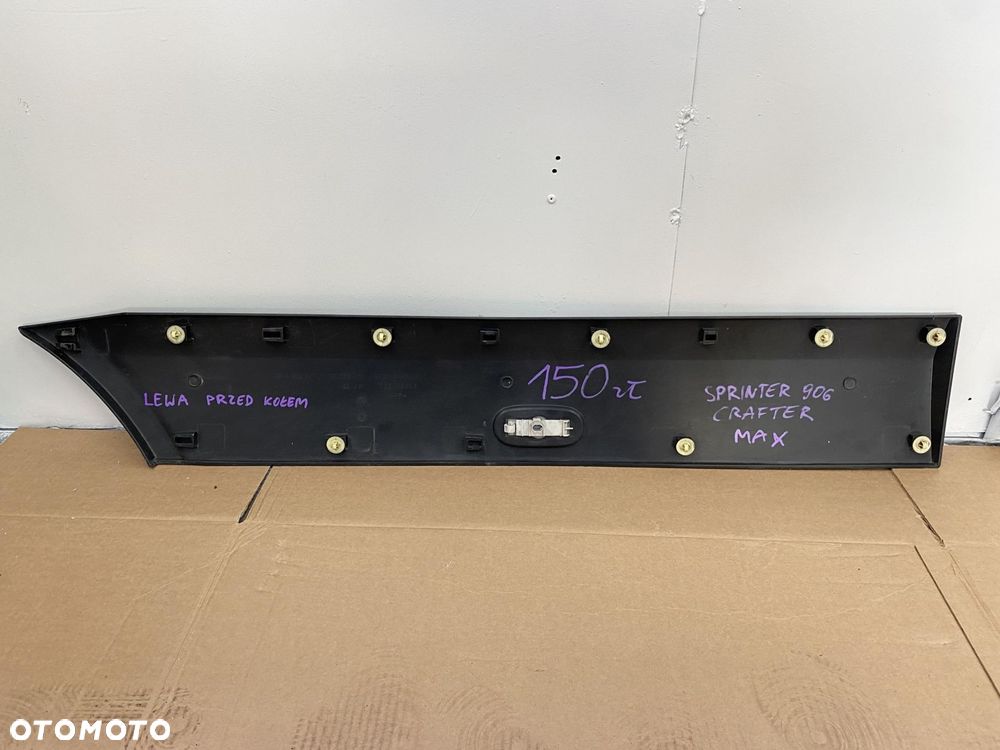 VW Crafter Sprinter 906 06- Listwa obrysówka Błotnik tylny Lewy przed kołem - 6