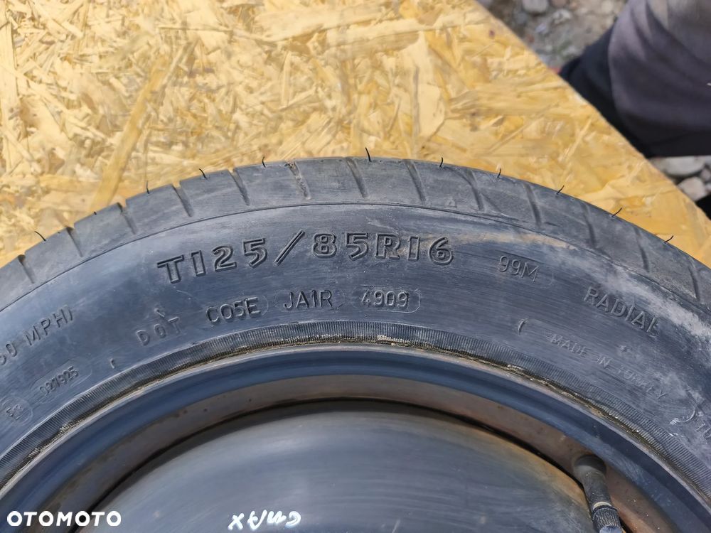 KOŁO DOJAZDOWE ZAPASOWE 125/85R16  5X108 16 CALI FORD FOCUS C-MAX MONDEO - 4