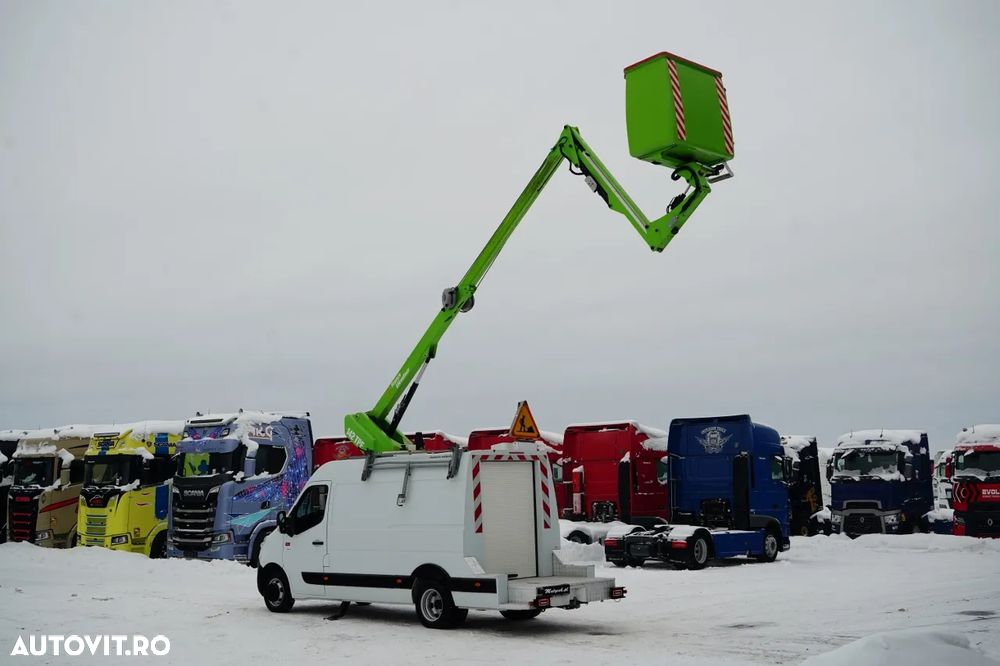Renault MASTER / AERIAL / Platformă de lucru aeriană Elevateur 142 TPF - 14 m / MAX 265 kg / TABLĂ / - 3