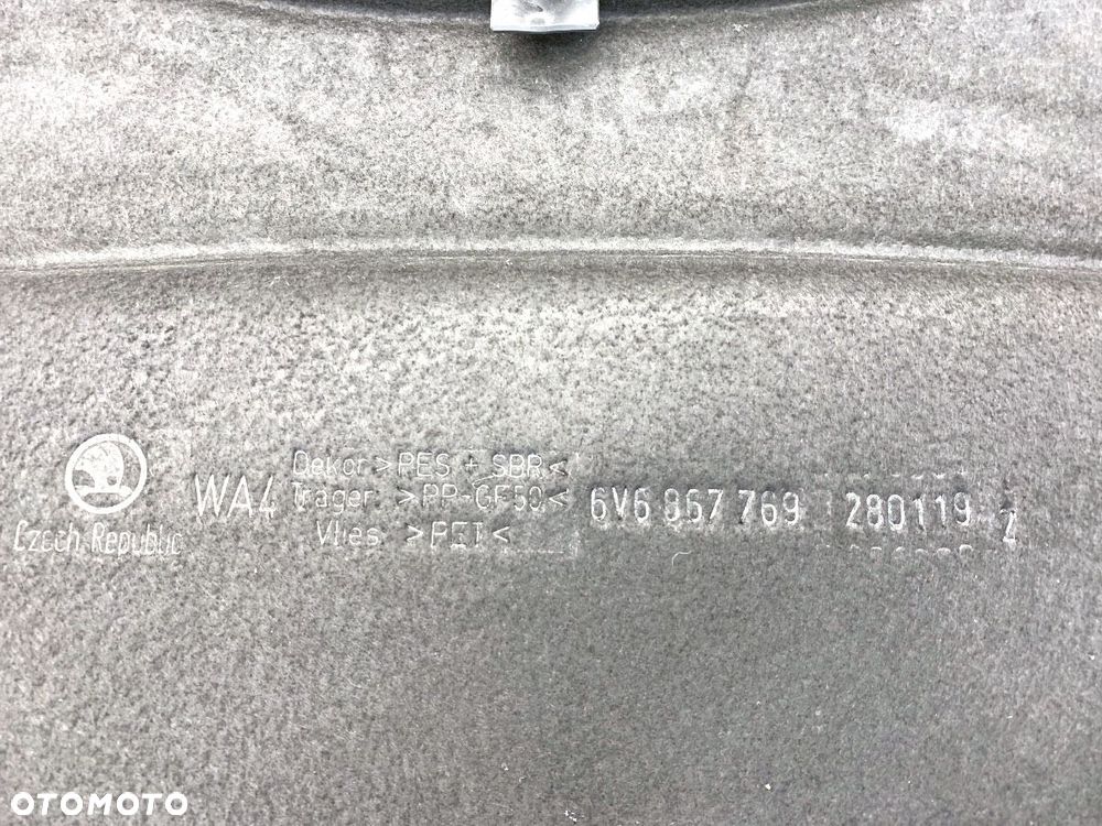 PÓŁKA TYŁ  SKODA FABIA III (NJ3) 2014 - 2022 1.0 44 kW [60 KM] benzyna 2014 - 2022 6V6867769 - 3