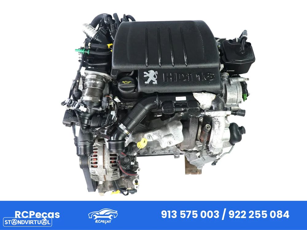 Motor completo Peugeot Citroen PSA 9HX DV6A DV6ATED4 1.6HDI 90cv 16v - 1