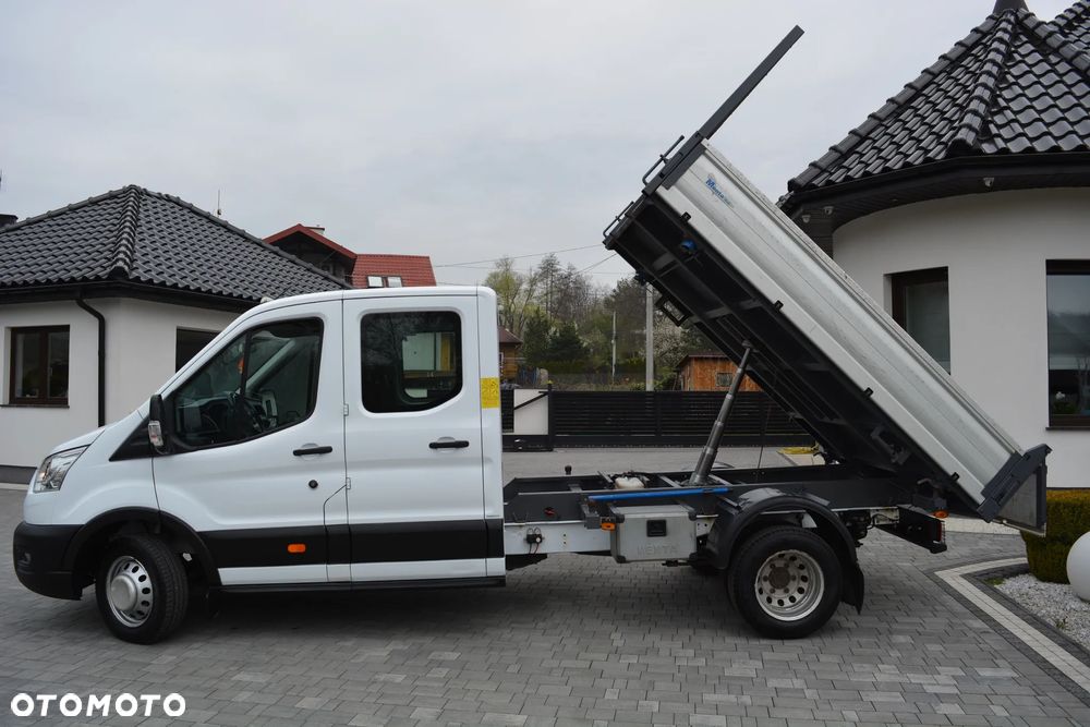 Ford TRANSIT_PIĘKNY 2020/21 Rok-EURO 6+KLIMA_SOLIDNA 3-STRONNA ORYGINALNA WYWROTKA Z WŁOCH_7-OSÓB BRYGADÓWKA DOKA - 5