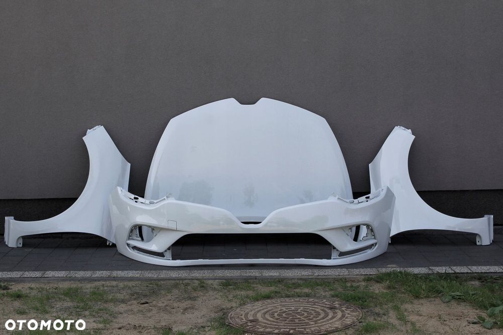 ZDERZAK PRZEDNI PRZÓD RENAULT CLIO IV LIFT 15-19 KOLOR BIAŁY OV369 DV369 - 8