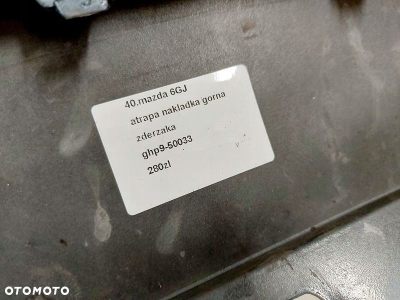 mazda 6 gj iii nakładka górna listwa zderzaka przód ghp9-50033 42b - 13