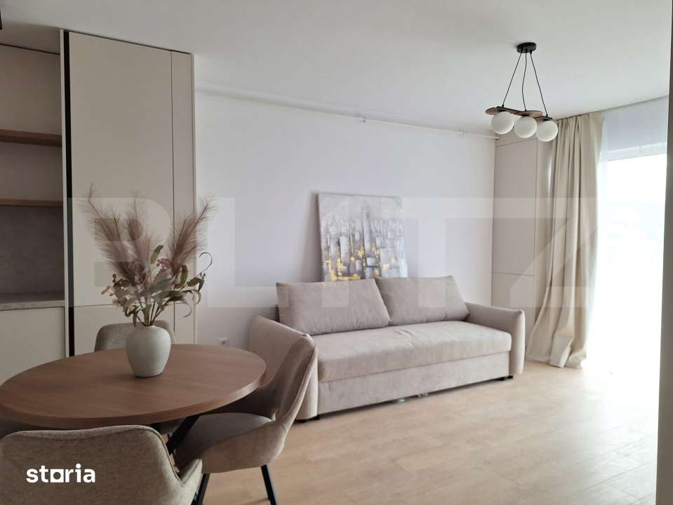 Apartament lux 2 camere 45 mp, terasa 10.50 mp, etaj intermediar, gara — fotografia 2