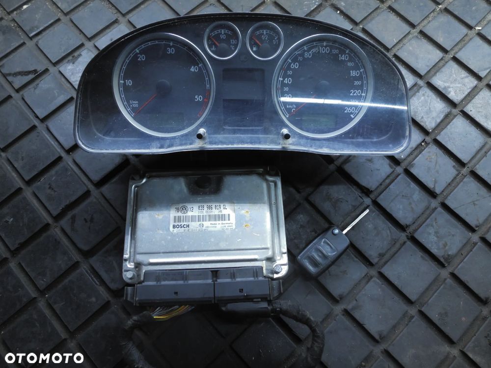 KOMPUTER ZESTAW DO ODPALENIA PASSAT B5 FL 1,9 TDI MANUAL 038906019GL - 1