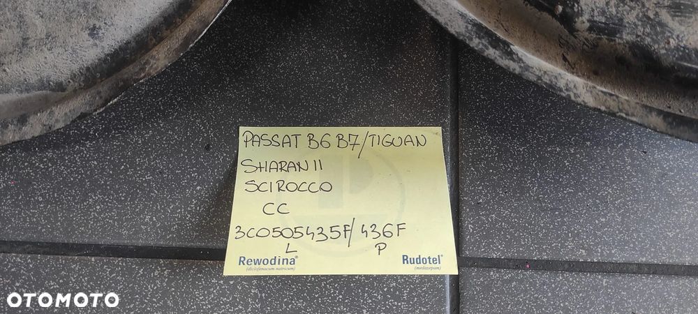 ZWROTNICA PIASTA PRAWA LEWA PASSAT B6 B7 TIGUAN SHARAN 2 SIROCCO CC 3C0505436F - 2