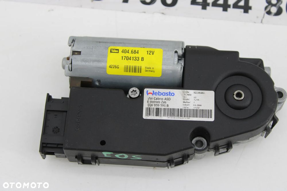VW Eos Silnik Szyberdachu 1Q0959591B - 2