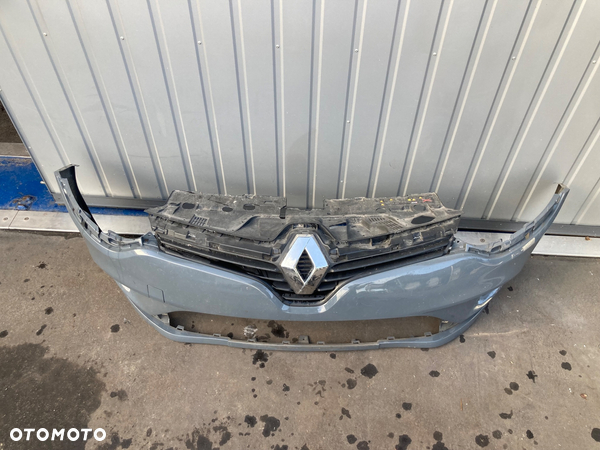 RENAULT CLIO 4 IV LIFT B.ŁADNY ZDERZAK PRZEDNI PRZÓD GRILL szary Wwa