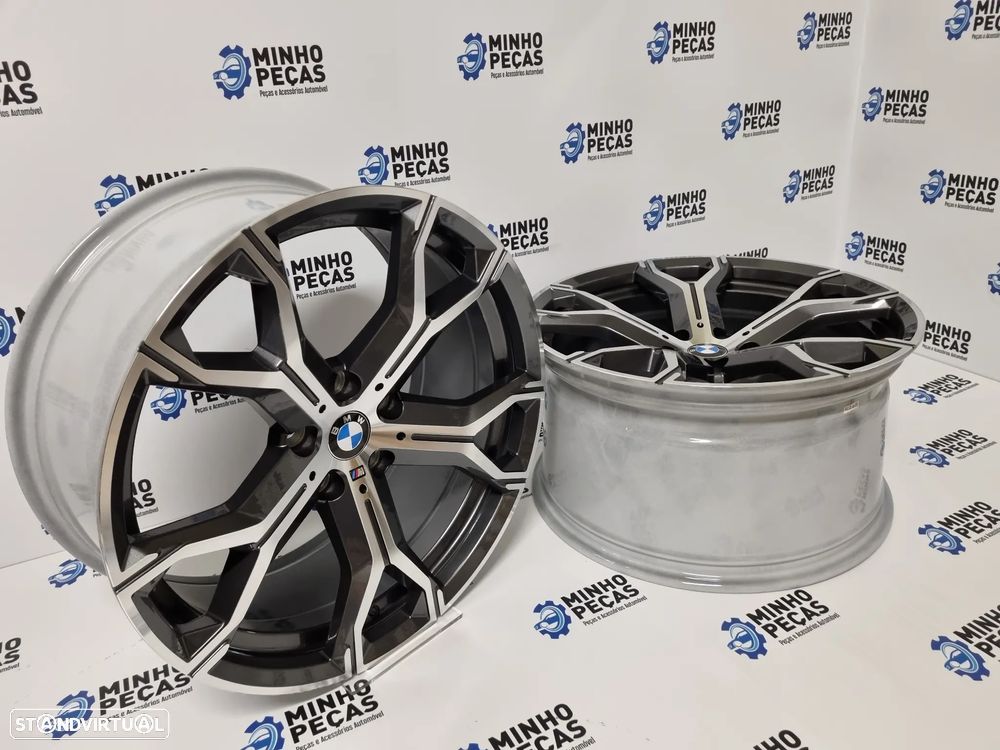 Jantes BMW Style 741 X5/X6 M50D em 20 (5x120) GunMetal - 6