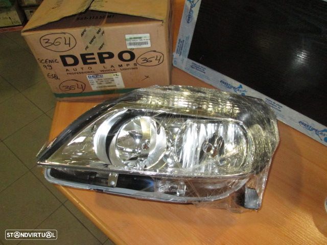 Farol 10119341002 RENAULT SCENIC 1999 ESQ H7+H1 DEPO - 1