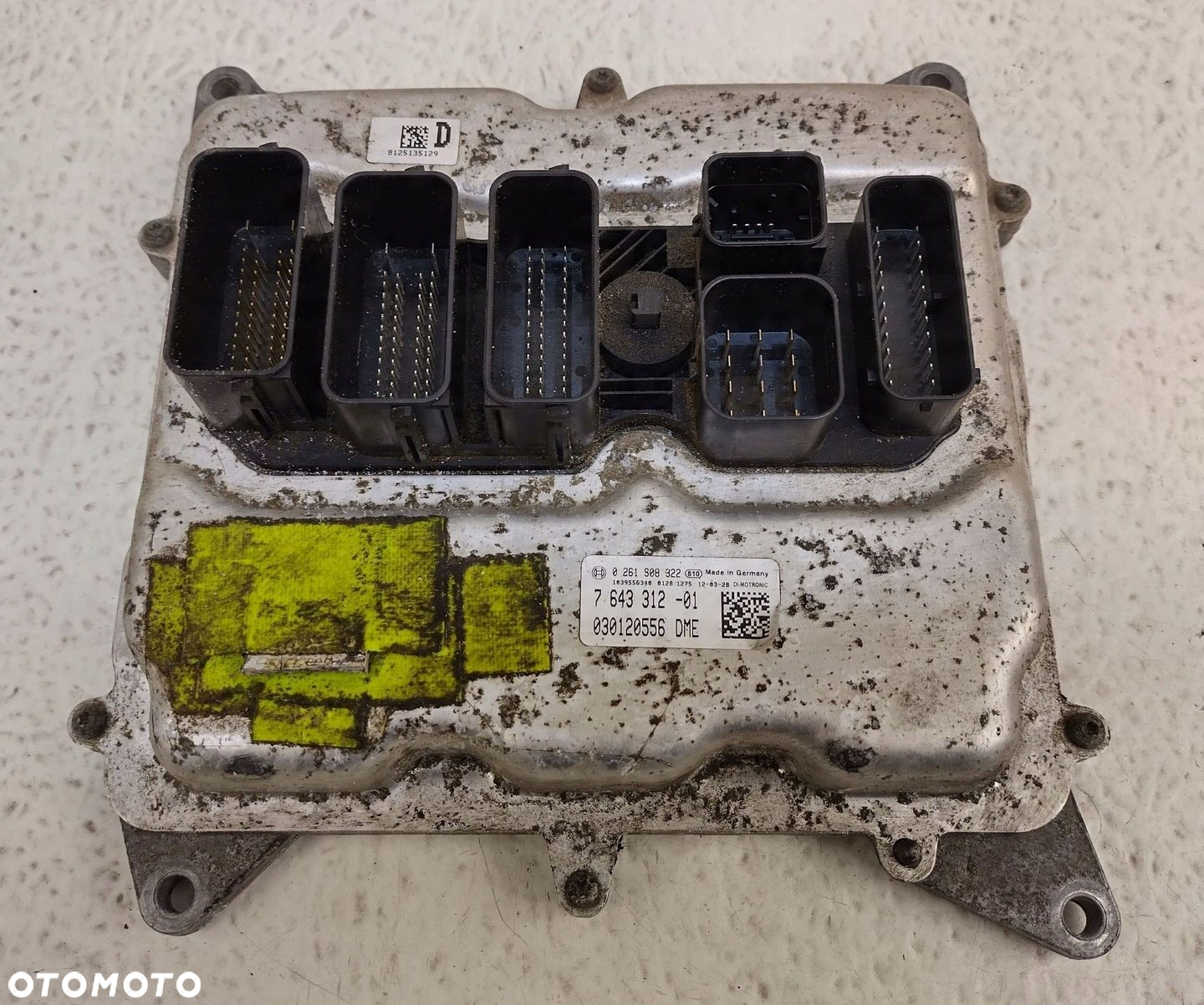 BMW 3 F30 F35 F31 2.0 BENZYNA N20B20A KOMPUTER STEROWNIK SILIKA 7643312 - 2