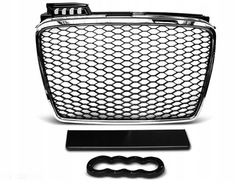 Atrapa Audi Audi A4 B7 2004-08 Rs-Style Chrom - 1