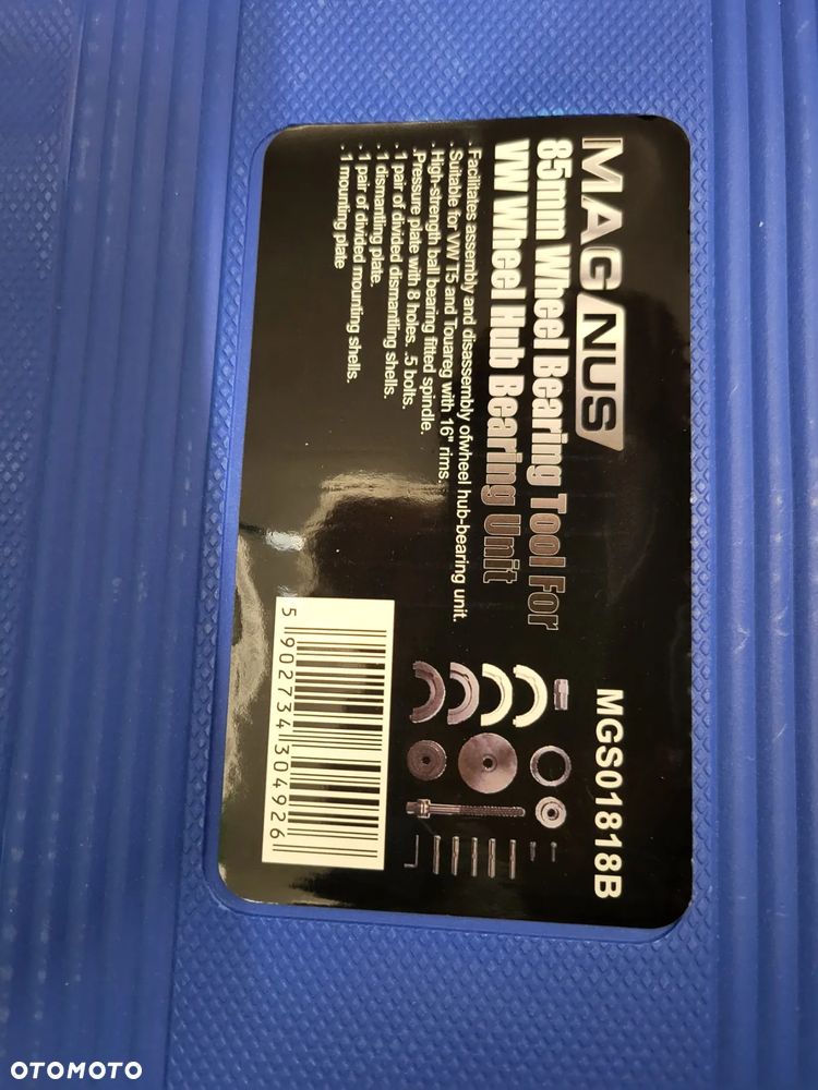 Przyrząd do wymiany Ściągacz  PIASTY KOŁA VW T5 i Touareg z obręczami 85 mm  wynajem - 4