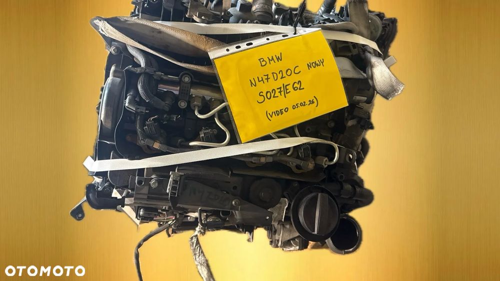 Bmw N47D20C NOWY 2.0 diesel silnik kompletny z pełnym osprzętem gotowy do montażu VIDEO PRACY SILNIKA - WHATSAPP LUB LINK W OPISIE - 3