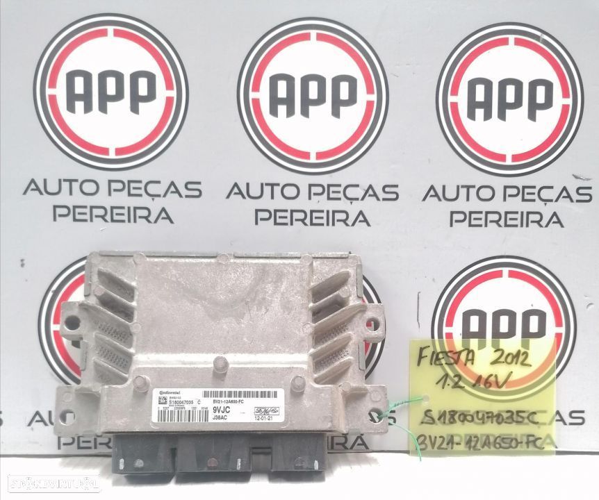 Centralina motor Ford Fiesta 2010 1.2 16V referência S180047035 C, BV21-12A650-FC. - 1