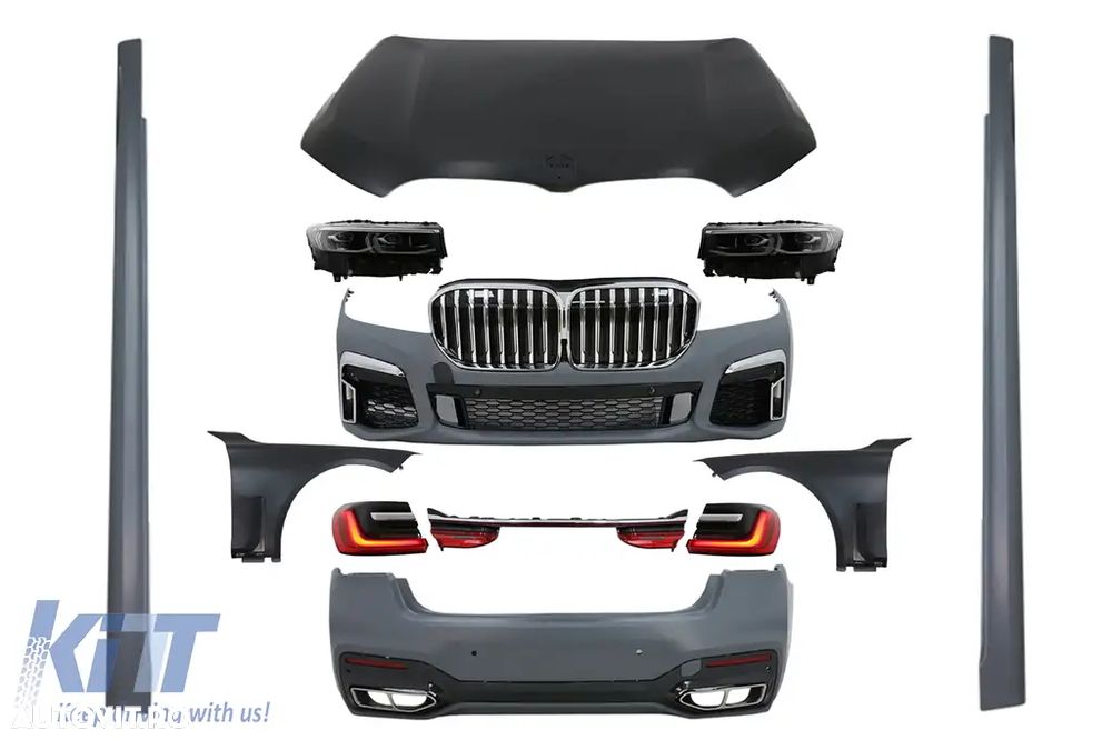 Pachet Exterior BMW G12 Seria 7 (2015-2019) Conversie la G12 LCI 2020 Design - 1